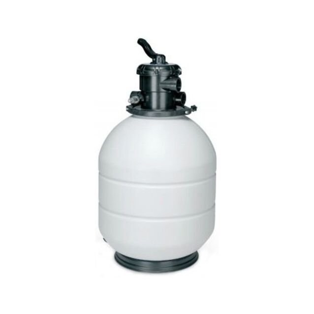 Фильтр песочный IML MEC-500-VT «Roma», загрузка песка 100 кг, верхнее подключение Ø 1.5 дюйма, 10 м³/час, Ø 500 мм
