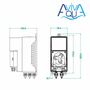 Перистальтический дозирующий насос Aquaviva Smart Plus KTHX «KTHX1H07M1001», 7 л/час, pH/Rx, с авто-дозацией и регулируемой скоростью