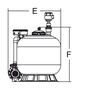 Фильтрационная система для прудов EMAUX KOK-80, производительность 35 м³/ч, Ø 1220 мм