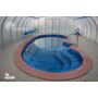 Композитный бассейн Franmer Prime МОНАКО-STEPLESS, 8.66 × 3.7 × 1.17-1.71 м, объём 31 м³