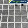 Плёнка Haogenplast «Matrix» Silver 3D, серебряная мозаика, рулон 1.65 × 25 метров