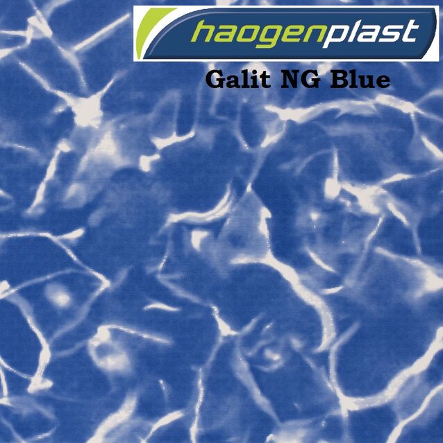 Плёнка Haogenplast «Printed Range» Galit NG Blue Sparks, светлый мрамор, рулон 1.65 × 25 метров
