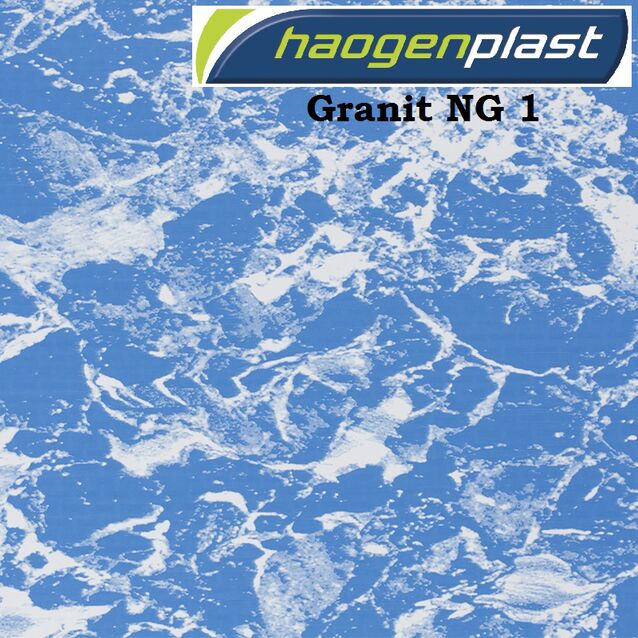 Плёнка Haogenplast «Printed Range» Granit NG 1, светлый, рулон 1.65 × 25 метров
