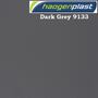 Плёнка Haogenplast UNICOLORS STANDART Dark Grey 9133, тёмно-серая, рулон 1.65 × 25 м