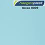 Плёнка Haogenplast UNICOLORS STANDART Light Green 8039, зелёная, рулон 1.65 × 25 м