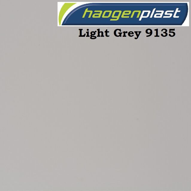 Плёнка Haogenplast UNICOLORS STANDART Light Grey 9135, светло-серая, рулон 1.65 × 25 м