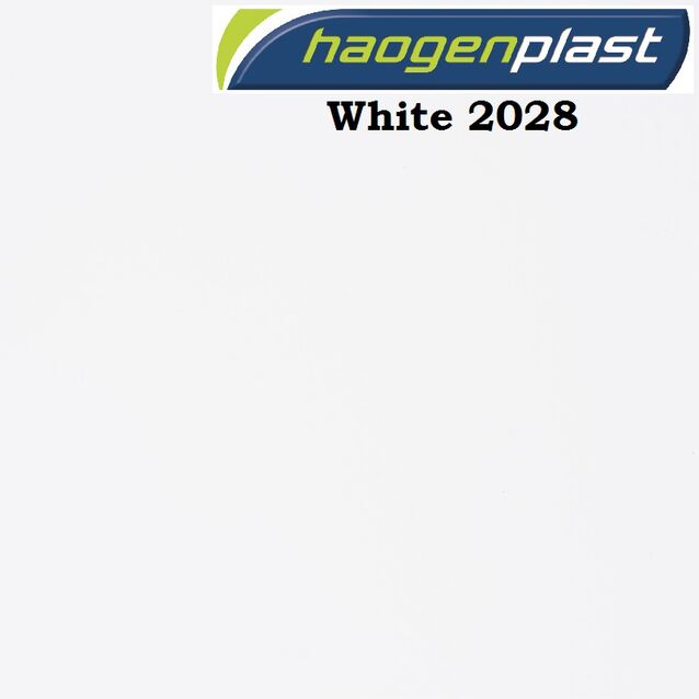 Плёнка Haogenplast «Unicolors» White 2028, белая, рулон 1.65 × 25 метров