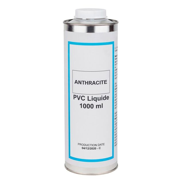 Герметик жидкий ПВХ, уплотнитель для швов Cefil Anthracite 140990033 тёмно-серый антрацит, 1000 мл