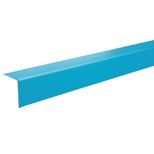 Уголок внешний ламинированный ПВХ Elbtal Plastics 2100068 ELBE Blue синий, размер 70 × 30 × 2000 мм