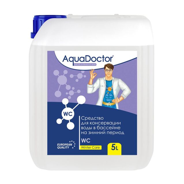 Консервант Winter Care жидкий, AquaDoctor WC, 5 литров, средство для консервации воды на зимний период
