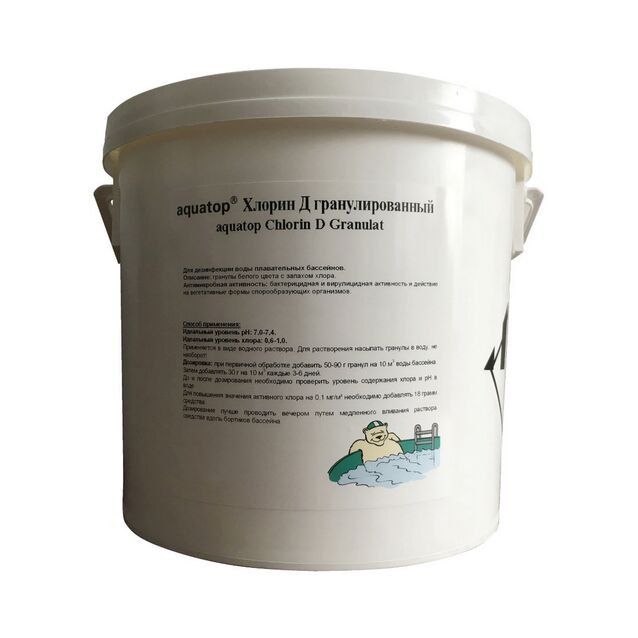 Хлорин Д гранулированный (органический) Aquatop 3020110661, 56%, 10 кг