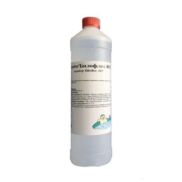 Билофлок 40/5 жидкий концентрированный Aquatop 3020301321, 1 литр